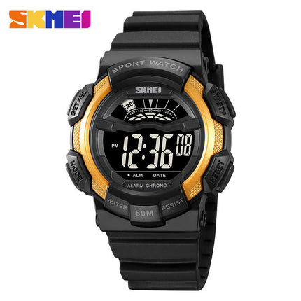 Kids Watches Digital Outdoor Sport Waterproof Electrical LED-Lights Watches with Luminous