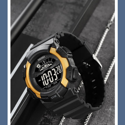 Kids Watches Digital Outdoor Sport Waterproof Electrical LED-Lights Watches with Luminous