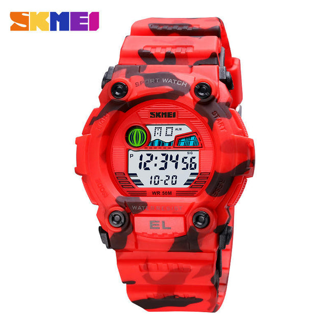 Boys LED Sports Kids Watch Waterproof Digital Electronic Wrist Watches for Kid with Luminous