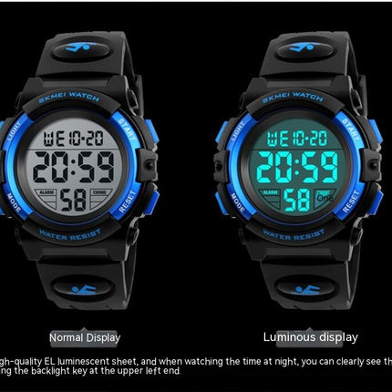 Boys Watch Digital Sports Waterproof Outdoor Kids Watches Calendar Wristwatch