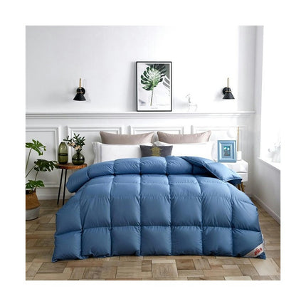 Feathers Down Comforter All Season Feathers Down Duvet Quilt Soft Cotton Bed Comforter
