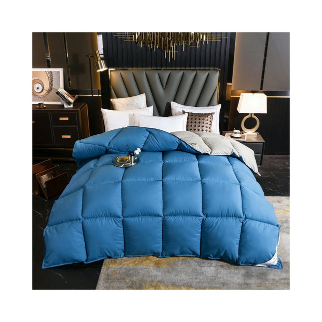 White Goose Feathers Down Comforter Duvet Insert - Ultra-Soft All Season Down Comforter 1