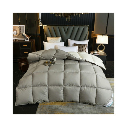 White Goose Feathers Down Comforter Duvet Insert - Ultra-Soft All Season Down Comforter 1