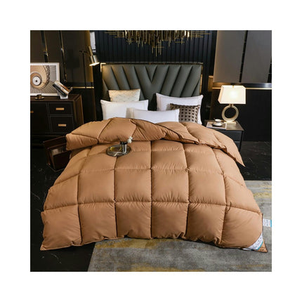 White Goose Feathers Down Comforter Duvet Insert - Ultra-Soft All Season Down Comforter 1