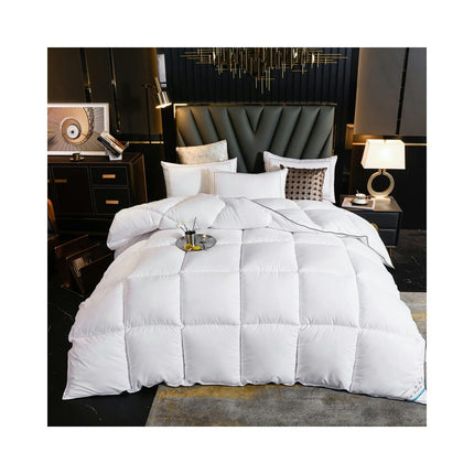 White Goose Feathers Down Comforter Duvet Insert - Ultra-Soft All Season Down Comforter 1