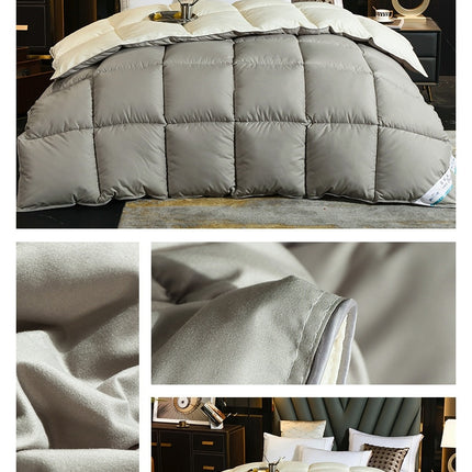 White Goose Feathers Down Comforter Duvet Insert - Ultra-Soft All Season Down Comforter 1