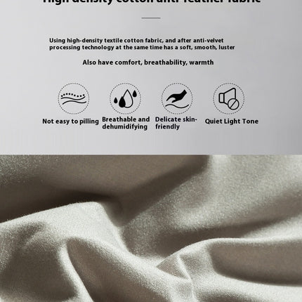 White Goose Feathers Down Comforter Duvet Insert - Ultra-Soft All Season Down Comforter 1