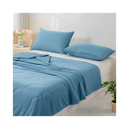 All Season Cooling Comforter Blanket,Summer Comforter Lightweight&Breathable Soft Comforter