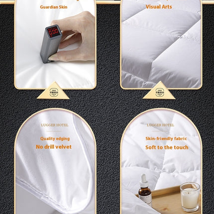 Comforter Duvet Insert - Down White Comforter All Season King Duvet Insert with Corner Tabs