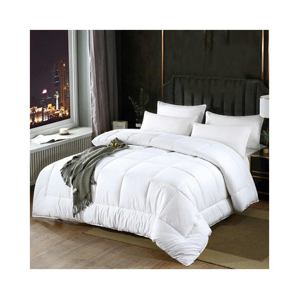 Comforter Duvet Insert - Down White Comforter All Season King Duvet Insert with Corner Tabs