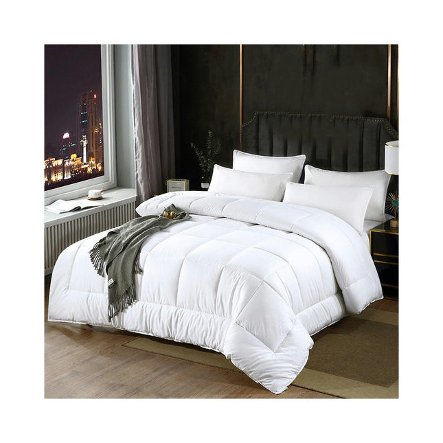 Comforter Duvet Insert - Down White Comforter All Season King Duvet Insert with Corner Tabs