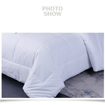 Cotton Quilt Thickened Comforter Duvet Quilt- White Comforter All Season King Quilt
