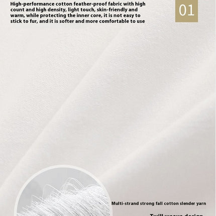 Comforter Queen Cotton Winter Duvet,Thick Warm Breathable Winter Quilt Comforter for Home 1