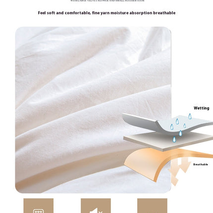 Winter Quilt Feather Goose Comforter Cotton Quilt Soft and Warm Duvet Quilt for All Season