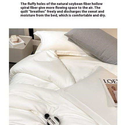 Comforter Cotton Bedding Comforter for All Season, Lightweight & Comfortable Bed Comforter