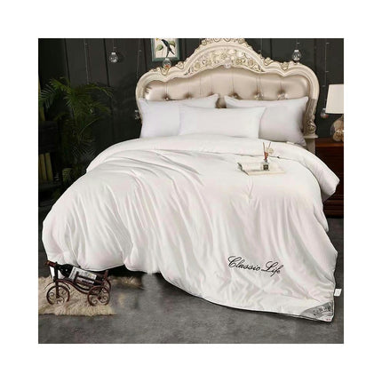 Soft Silk Quilt Breathable Silk Comforter Warmth for Winter Quilt for Queen Comforter 1