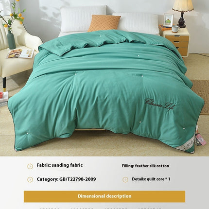 Soft Silk Quilt Breathable Silk Comforter Warmth for Winter Quilt for Queen Comforter 1