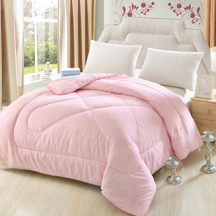 Silk Comforter with Cotton Soft Silk Quilt Breathable Silk Comforter Warmth for Winter Quilt