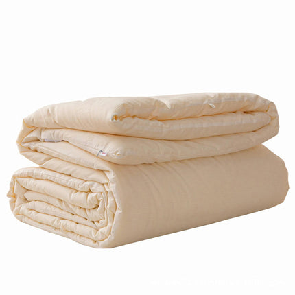 Cotton Comforter Soft Warmth for Winter Queen Quilt- Breathable Comforter For All Season