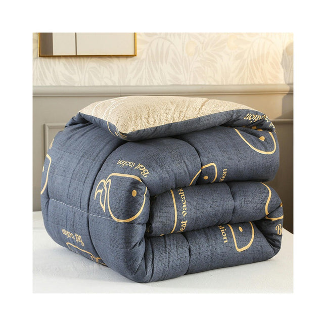 Warm Winter Quilt for Bed Cotton Quilt-All Season Comforter Soft Microfiber Bedding 1