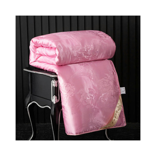 Silk Comforter Soft Silk Quilt Duvet Breathable Lightweight Silk Quilt for Winter Season 1