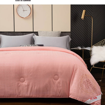 Silk Comforter All Season Silk Comforter Soft Lightweight Silk Quilt for Winter Warmth 1
