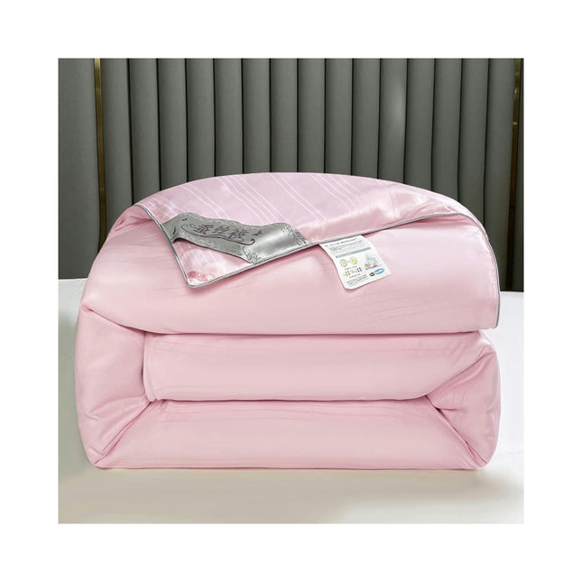 Winter Silk Comforter Cotton Silk Quilt Warm and Lightweight for All Seasons Bedding 1
