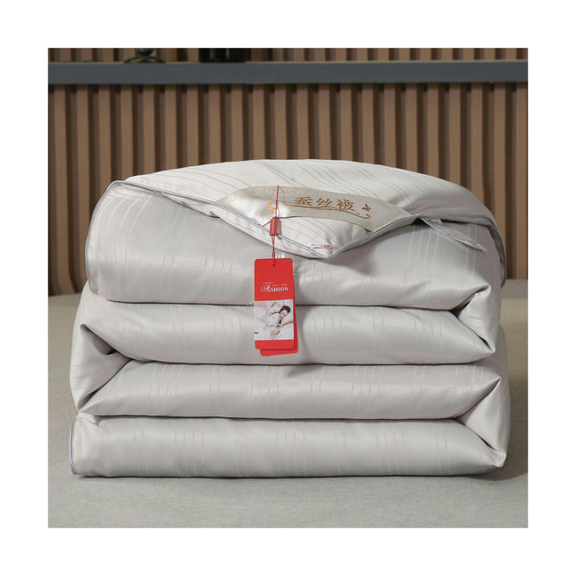 Silk Comforter Cotton Comforter Lightweight Soft Bedding All Season Warm Silk Quilt 1