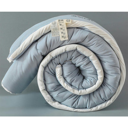 All-Season Cotton Comforter, Lightweight Soft Bedding Quilt 100% Cotton Comforter, King