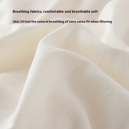 All-Season Cotton Comforter, Lightweight Soft Bedding Quilt 100% Cotton Comforter, King