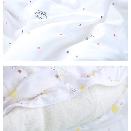 Comforter Queen All Season Quilt 100% Cotton Fabric, Soft Bedding Lightweight Winter Warm Comforter 1