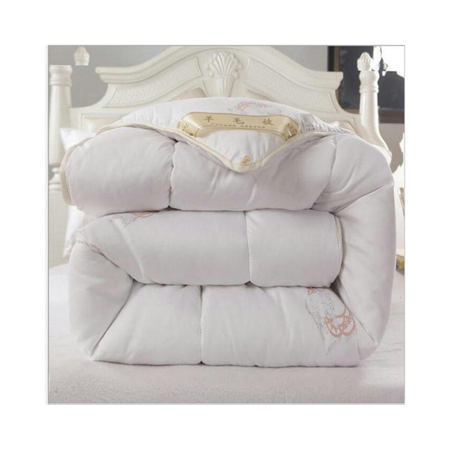 Cotton Wool Quilt All Season Comforter-Soft Cotton quilt Winter Warm Quilt for Breathable Bedding