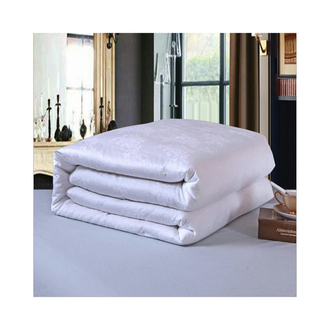 Winter Warm Quilt,Comforter Silk Comforter Ultra Soft Bedding for All Seasons King Comforter 2