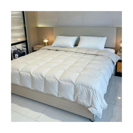 All Season King Size Comforter -Soft Down Breathable Lightweight Duvet Quilt for Winter Warm