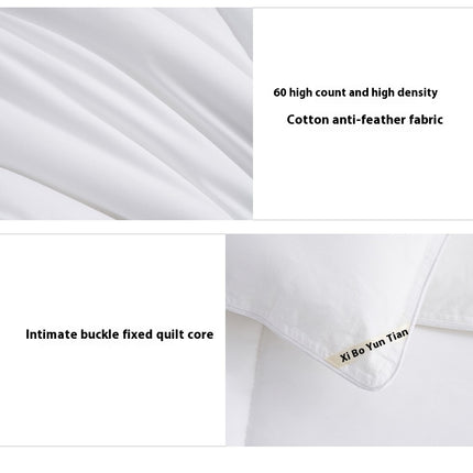 Comforter Duvet Insert Full White Down Alternative All Season Microfiber-Full Size
