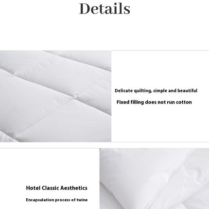 Comforter Duvet Insert Full White Down Alternative All Season Microfiber-Full Size