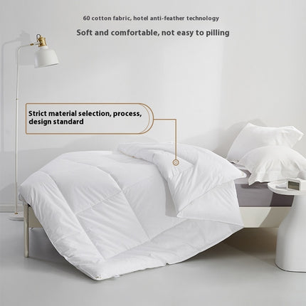 Comforter Duvet Insert Full White Down Alternative All Season Microfiber-Full Size