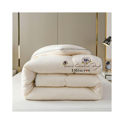 Cotton Winter Quilts All Season Comforter Ultra Soft Cotton Winter Quilt Warm Quilt-A 2