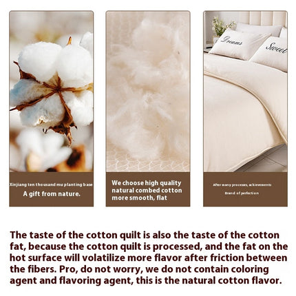 All Season Comforter Warm Winter Comforter 100% Cotton Quilt for Soft Breathable Bedding-A