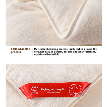 All Season Comforter Warm Winter Comforter 100% Cotton Quilt for Soft Breathable Bedding-A
