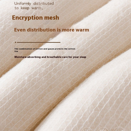 All Season Comforter Warm Winter Comforter 100% Cotton Quilt for Soft Breathable Bedding-A