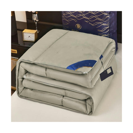 Warm Winter Comforter Cotton Quilted Down Comforter-Goose Down Feather Duvet Quilt For All Season