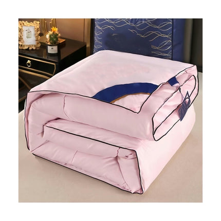 Warm Winter Comforter Cotton Quilted Down Comforter-Goose Down Feather Duvet Quilt For All Season