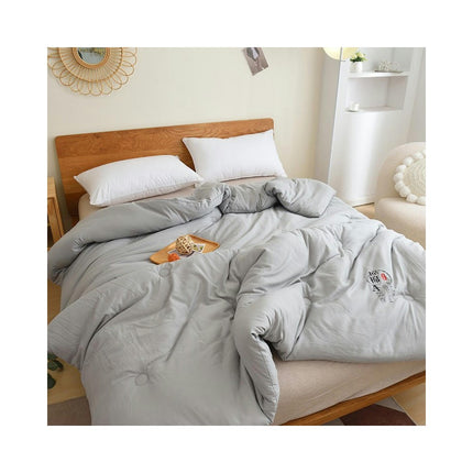 Comforter Ultra Soft Hypoallergenic Bedding Quilt for All Seasons Queen Comforter