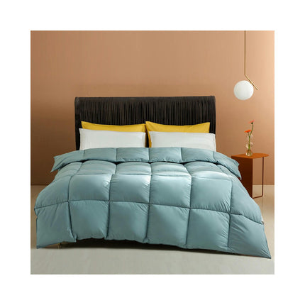 Comforter Cotton Goose Feathers Down Comforter Lightweight Warmth winter Duvet Quilt