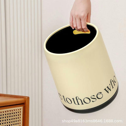 Small Office Trash Can Open Top Small Wastebasket Bin, Waste Basket for Powder Room  Vanity Bathroom