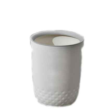 Office Bedroom Living Room Household Lidless Paper Basket with Hole Storage Ring Wastebasket