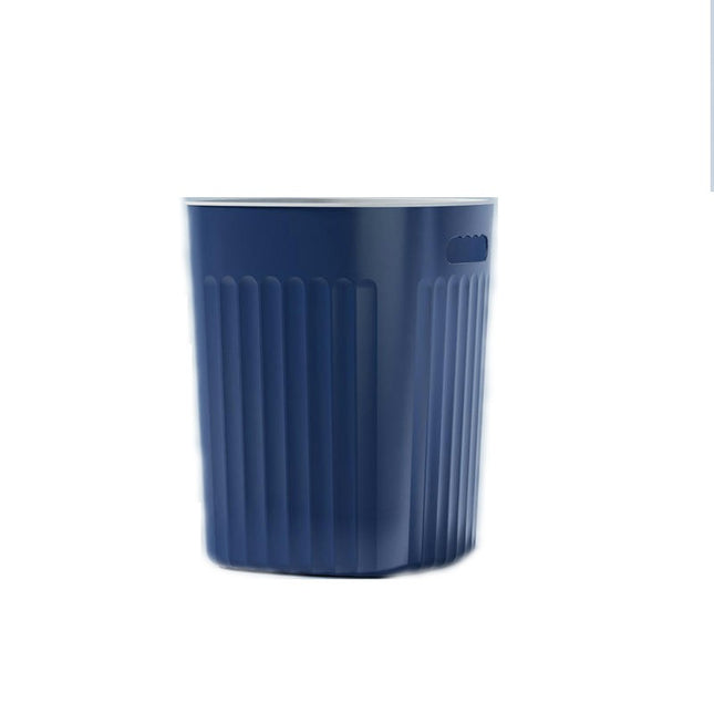 Plastic Small Trash Can, , Narrow Garbage Bin with Handles for Bathroom Laundry Home Office