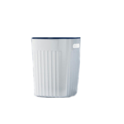 Plastic Small Trash Can, , Narrow Garbage Bin with Handles for Bathroom Laundry Home Office