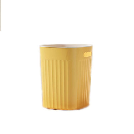 Plastic Small Trash Can, , Narrow Garbage Bin with Handles for Bathroom Laundry Home Office